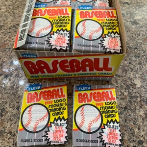 Confezione singola di palline da baseball Fleer del 1989. (Confezione da 3) Griffey JR RC?