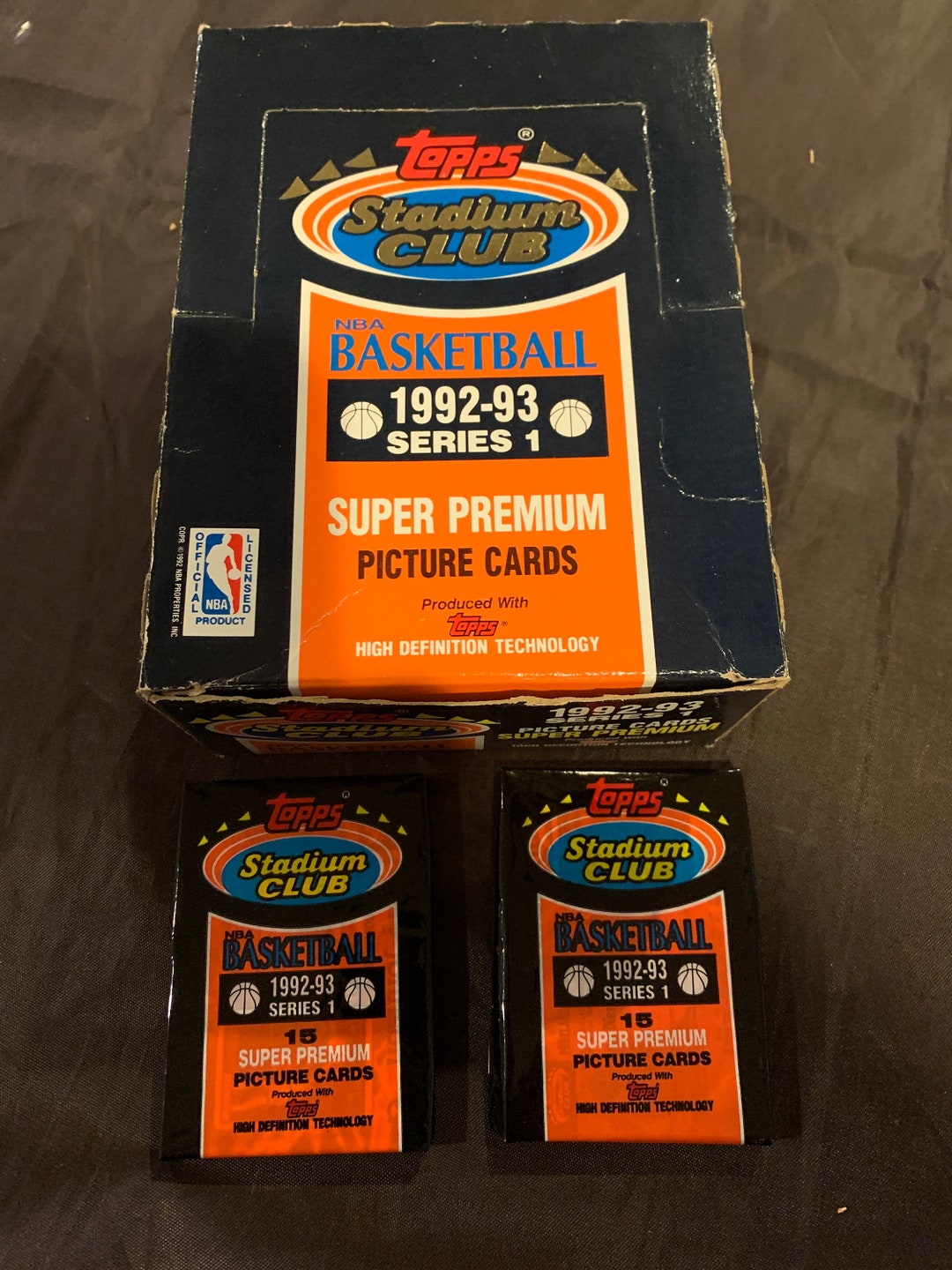 1992/93 Topps Series 1 Basketball Hobby Box