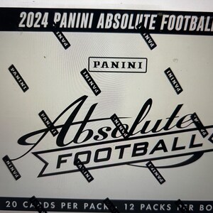 2024 Panini Absolute Football Jumbo Value 12-Pack Box