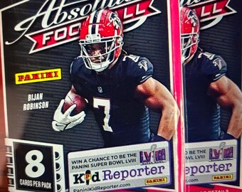 2023 Absolute Football Factory Sealed 8 Card Retail Packs