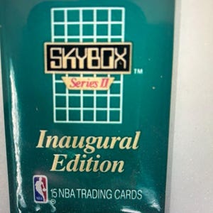 Paquete de baloncesto de la serie 2 de Skybox 1990-91 (lote de 1 paquete). Caja de cera, 15 tarjetas