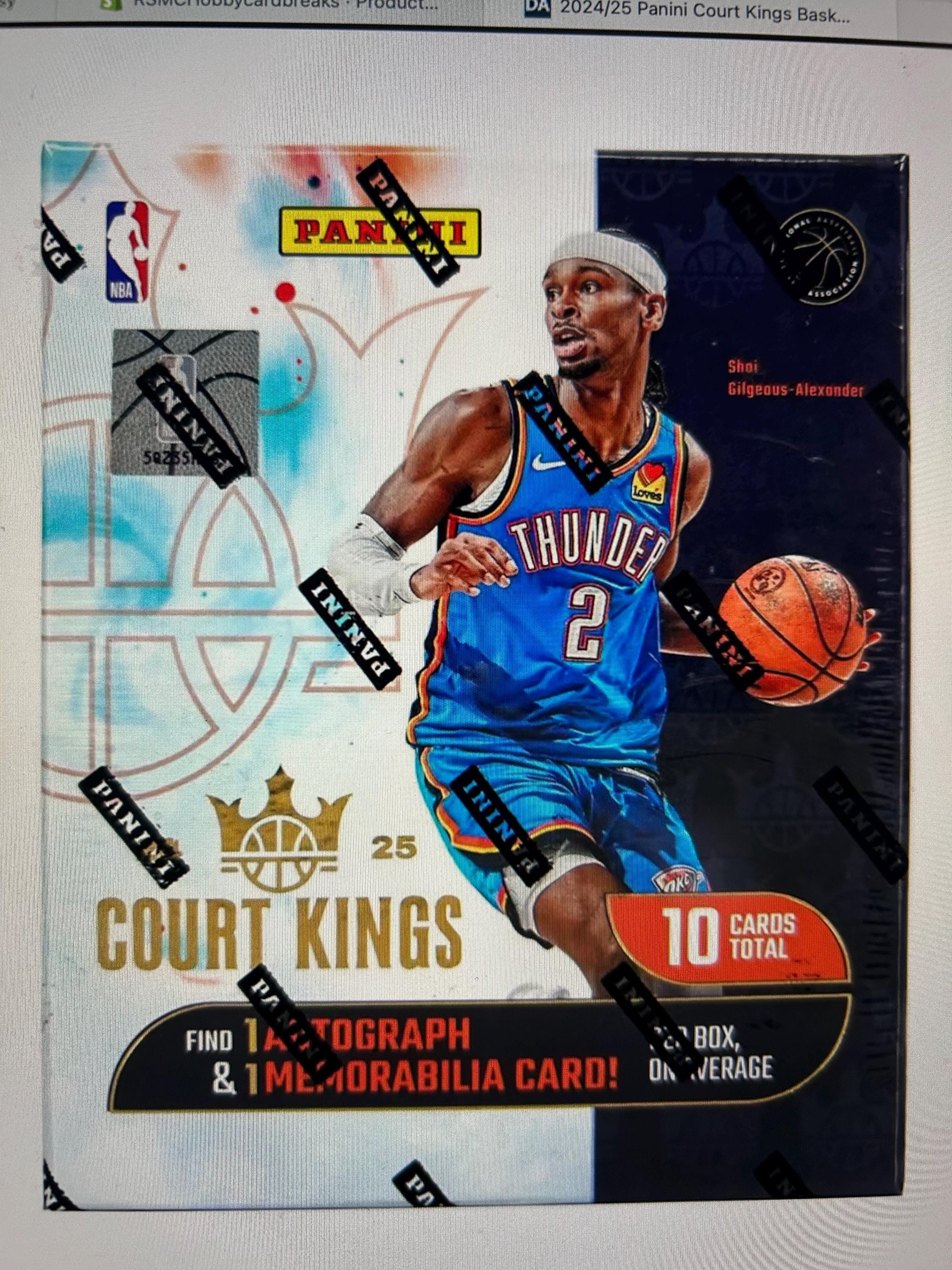 2024/25 Panini Court Kings Basketball Hobby Box - Etsy Norway