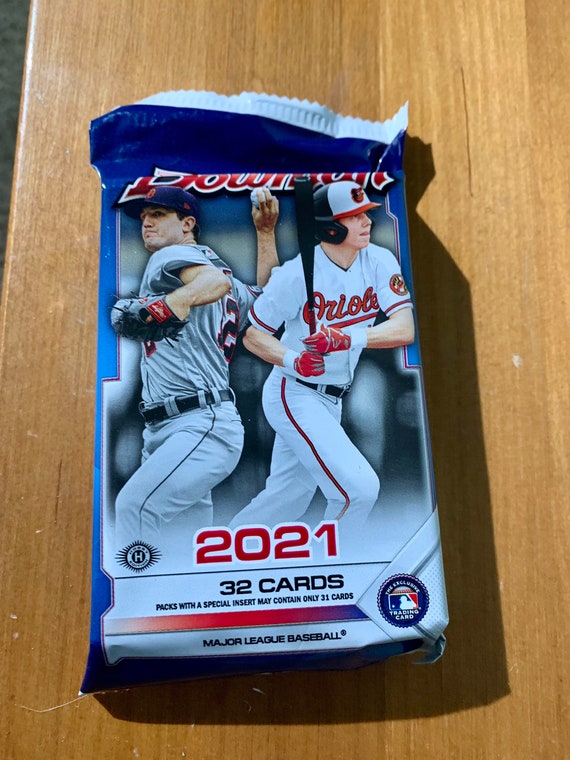  2021 Bowman Chrome Baseball Hobby Box (12 Packs/5 Cards: 2  Autos) : Everything Else
