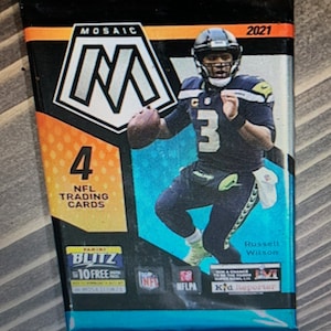 2021 Panini Football Mosaic One 4-kaartpakket uit een blasterbox
