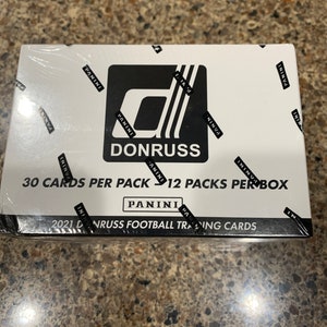 2021 Donruss Football Versiegelte JUMBO FAT CELLO Pack Box-360 Karten! 48 Breiten