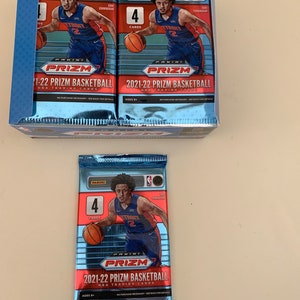 2021-22 Panini Prizm Basketball Retail Pack de boîte scellée d’usine RC Cade, Suggs