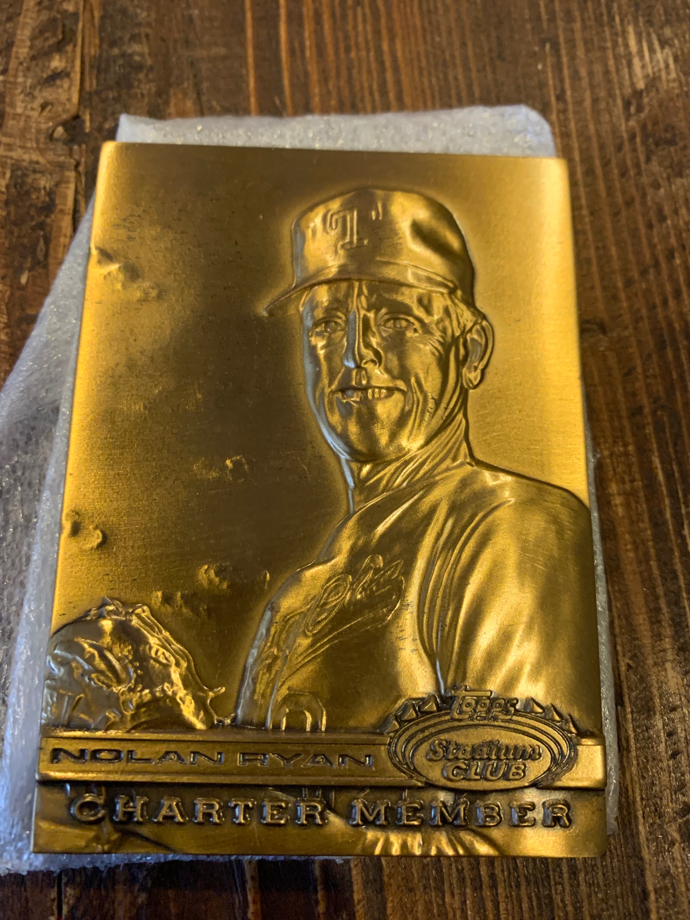 1991 Topps Stadium Club Nolan Ryan Charter Member Bronze