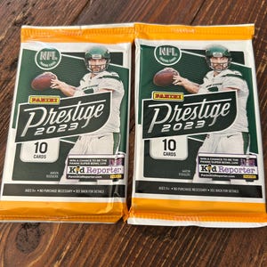 2023 Panini Prestige Football Retail 2 Pack Lot
