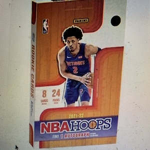 2021/22 Panini NBA Hoops Basketball Hobby Box