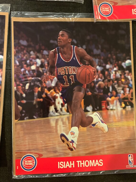 1990-91 NBA フープ アクション写真 ヴィンテージ アイザイア トーマス