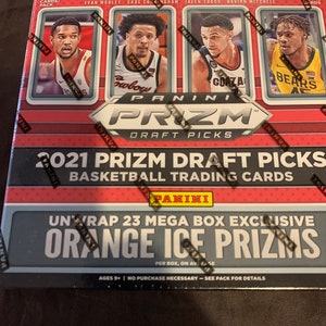 2021 Panini Prizm Draft Picks Basketball NBA Mega Box 60 Cards Factory Sealed