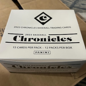 2021 Panini Chronicles Baseball Hobby Box