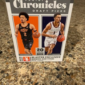 2021 Panini Chronicles Draft Pick Blaster Box with rookies Suggs and Cunningham plus special Blaster exclusive cards