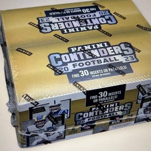 Caixa de varejo lacrada de fábrica da Panini NFL Contenders Football 2023