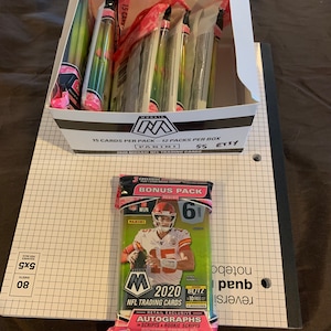 1 Pack of 2020 Panini Mosaic Football Multi-Pack Cello packs for sale