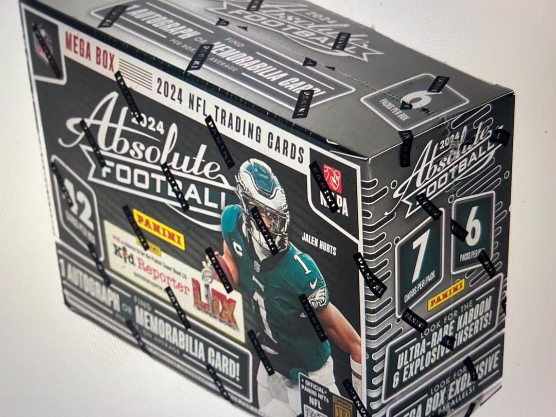 2024 Panini Absolute Football Hobby Mega Box Teal Parallel - Etsy