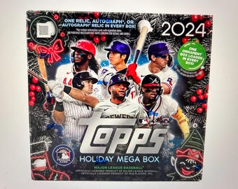 2021 Topps Holiday MLB - Mega Box - Sealed - Etsy Canada