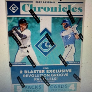 2022 Panini Chronicles Baseball 5-Pack Blaster Box