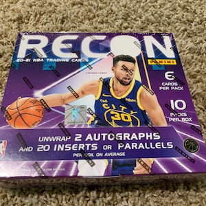 2020-21 Boîte de loisirs scellée Panini Recon Basketball Factory.