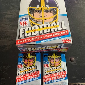 1 enkel waxpakket Fleer Football 1984 te koop