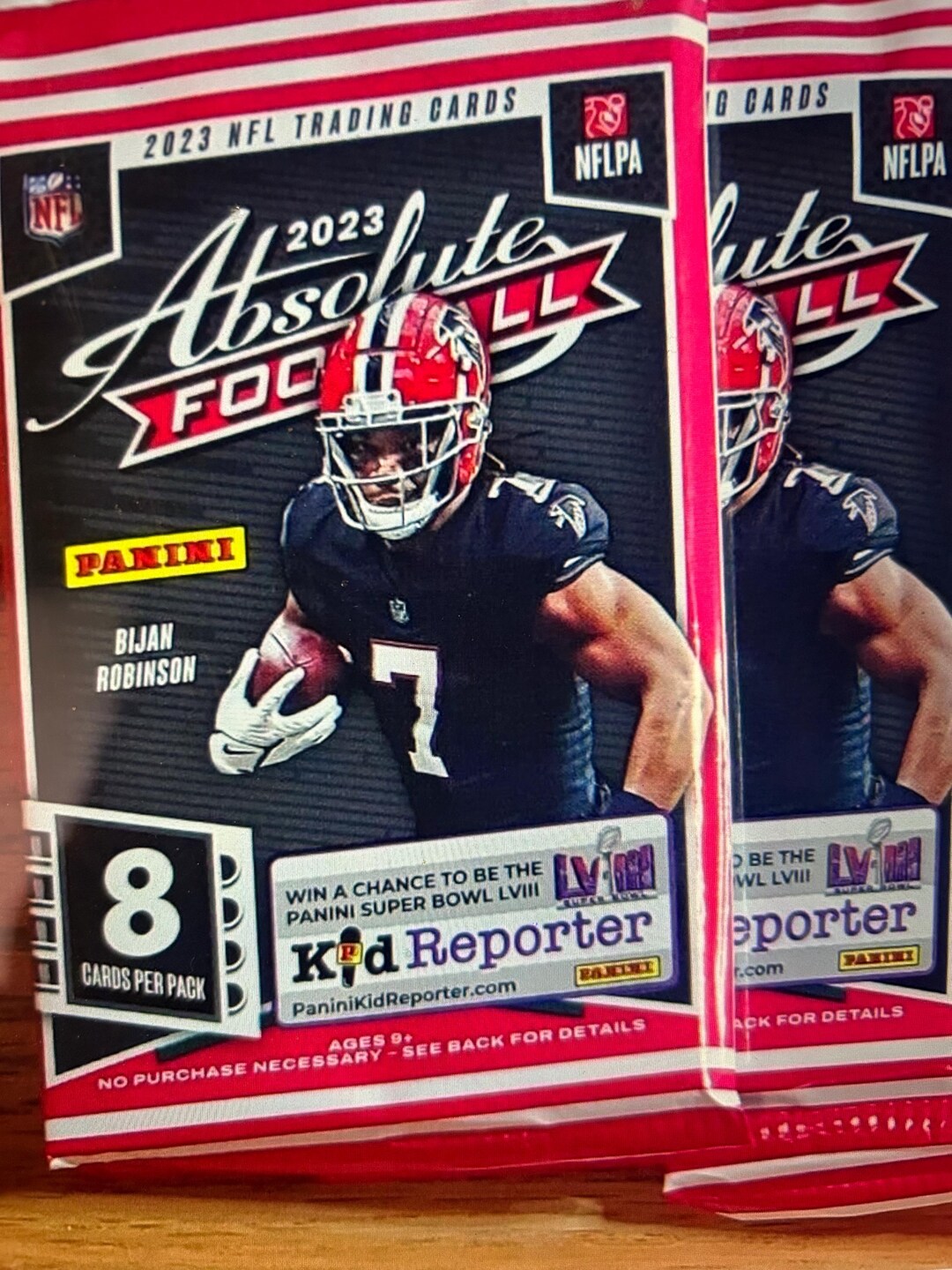 2023 Absolute Football Factory Sealed 8 Card Retail Packs