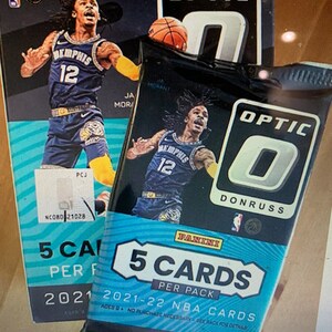 2021-22 Panini NBA Donruss Optic Basketball Blaster Single Pack