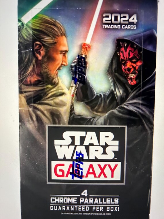 2024 Topps Star Wars Chrome Galaxy Hobby Box - Etsy