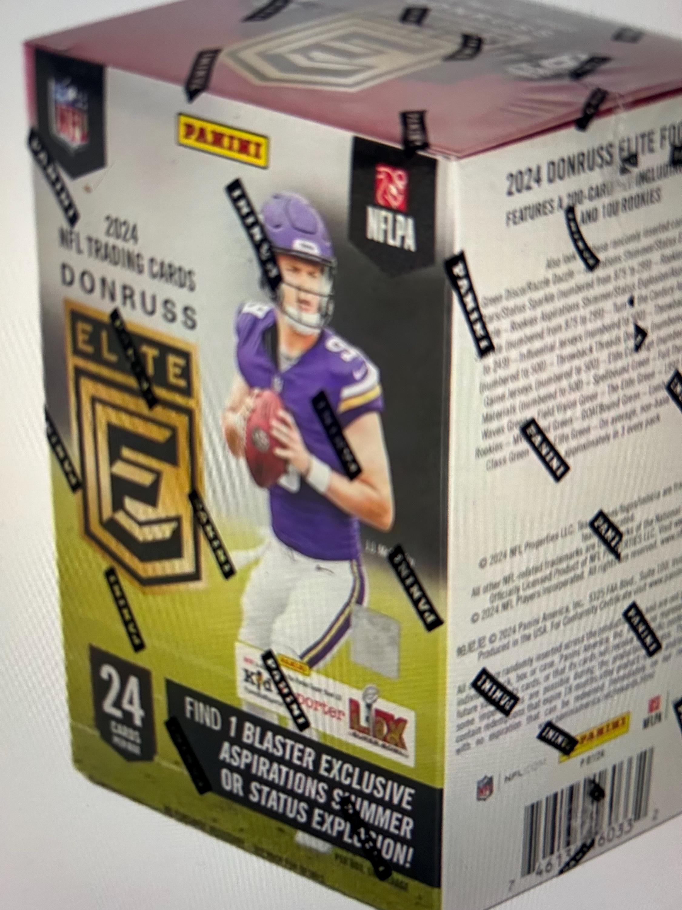 thumbnail image 2 of 2025 Panini Donruss Elite Football Mega Box - FACTORY SEALED - 50 Cards 2 of 4