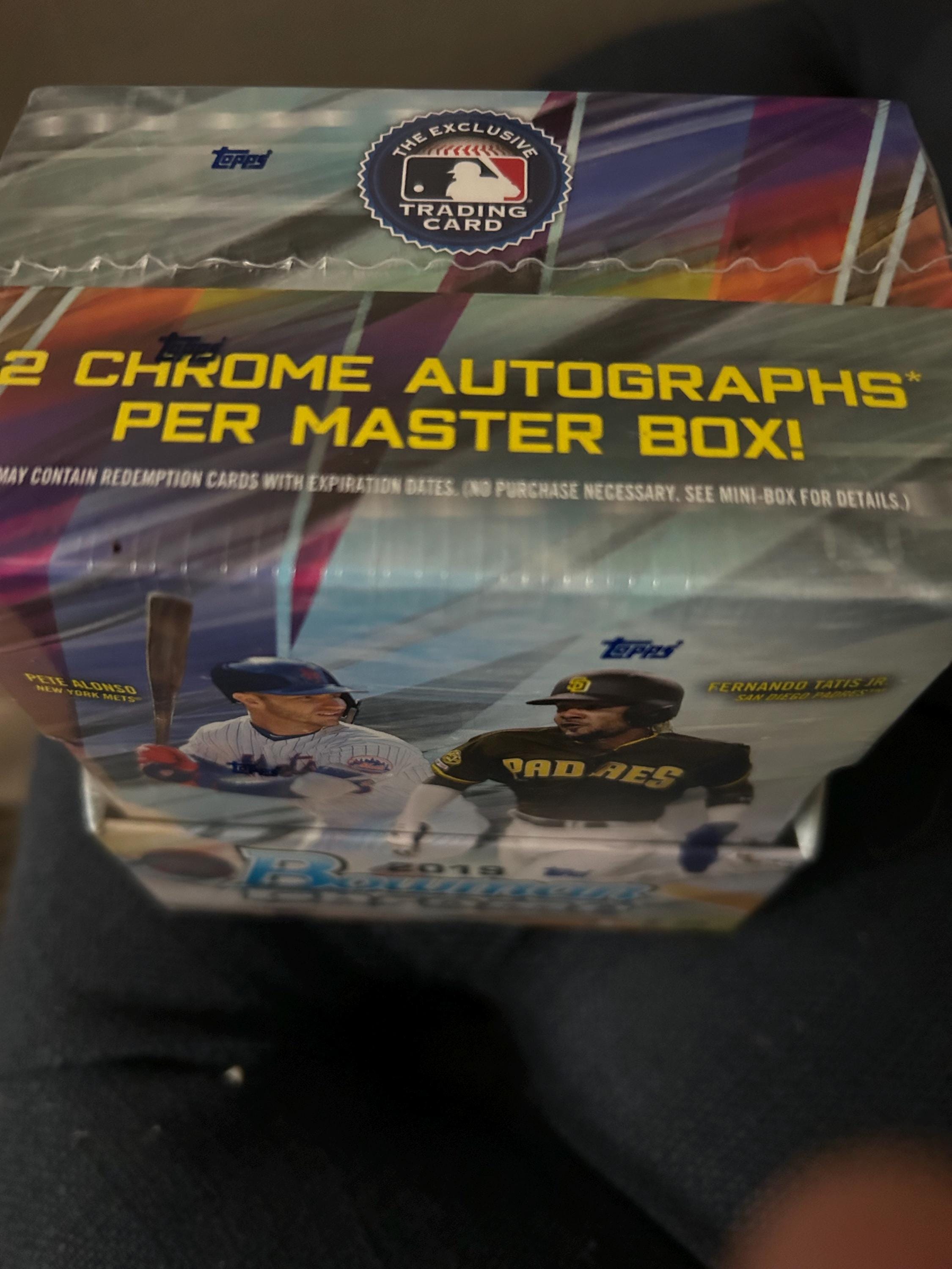 2019 Bowman Chrome Baseball Master Hobby Box - Etsy Israel