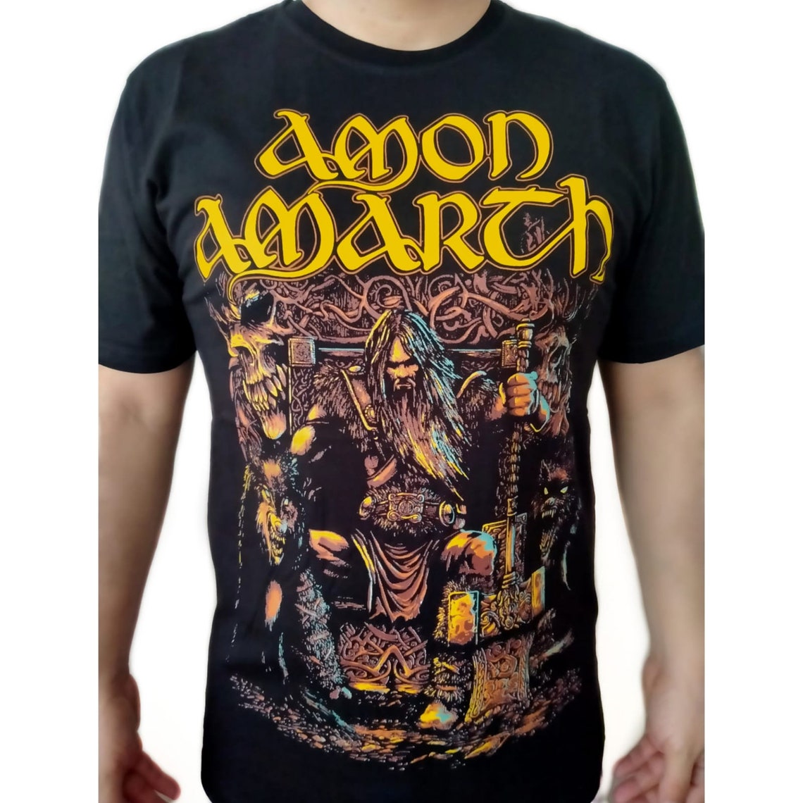 Amon Amarth T shirt Heavy Metal Rock N Roll Band Tee Men Women Etsy