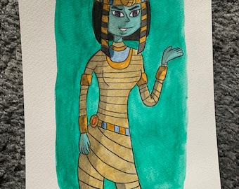 female mummy