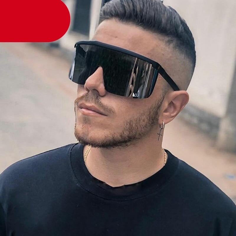Retro Stylish Vintage Oversized Sunglasses for Men Big Frame Etsy