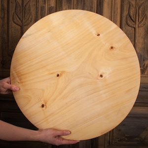 large 50cm 20&quot; poplar wood platter wooden fruit bowl handturned