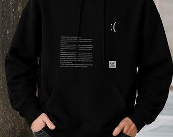 Error Screen T-Shirt, Funny Computer Crash Tee, Geek Nerd Coding Shirt, IT Humor Top, Programmer Gift, Black Tech Graphic Shirt