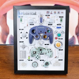 フレーム付き分解されたニンテンドーDSアート、分解されたNDSの