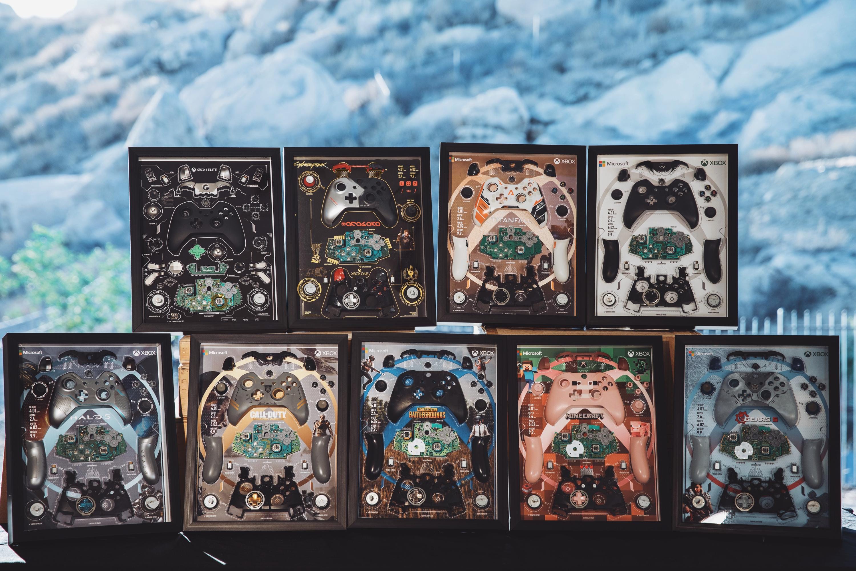 Disassembled Xbox Controller Frame Art, Limited Edition