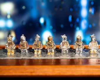 Cyberpunk Necklace with Mechanical Robot Pendant, Unique Circuit Necklace, IT Tech Necklace, Chic Gift for Techie, Cool Gift for Tech Lover