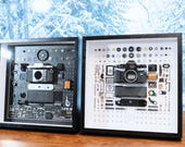 Disassembled Canon Nikon Pentax Camera With Frame