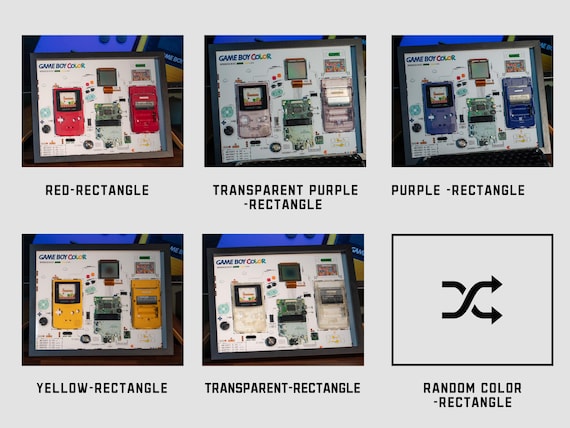 遊戯王ゲームボーイカラー分解アート