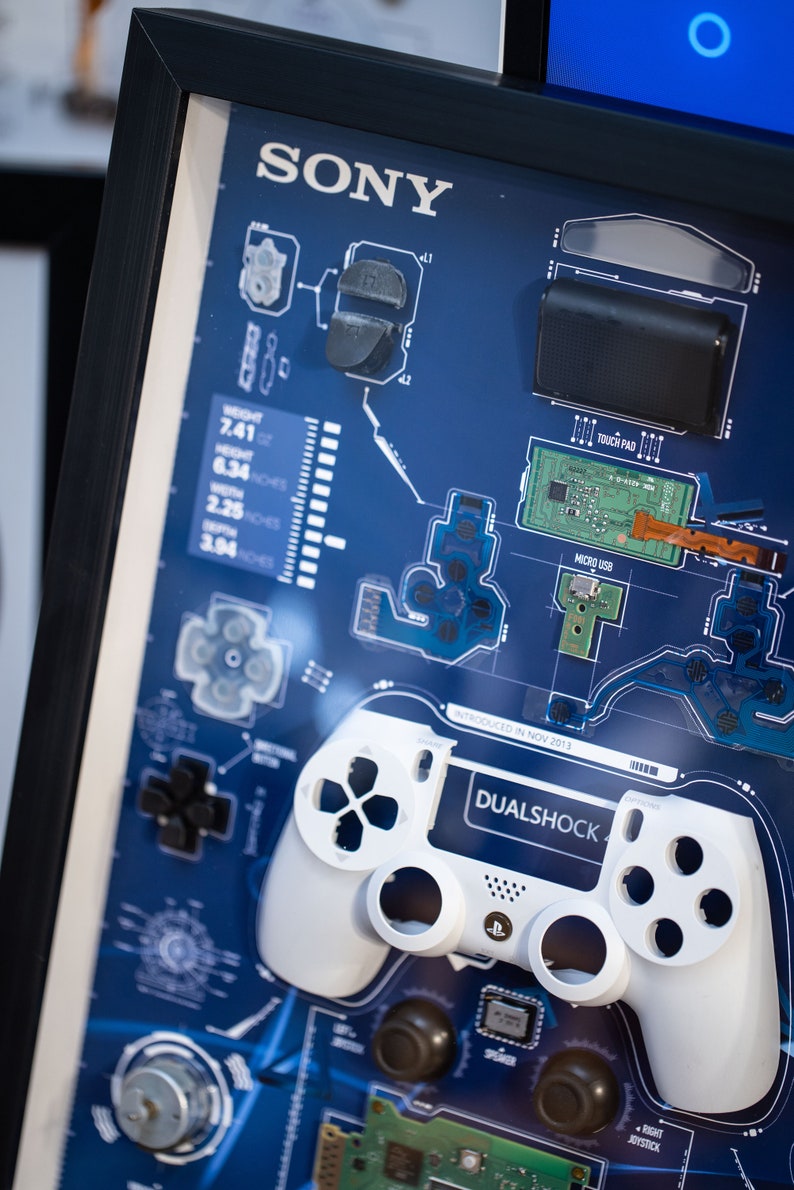 Disassembled Sony PS4 Controller Frame PS4 Controller Etsy