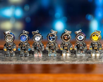 Cyberpunk Necklace with Robot Pendant, Unique Circuit Necklace, IT Tech Necklace, Chic Gift for Techie, Cool Accessories for Tech Lover