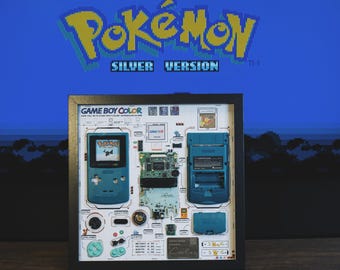 分解されたゲームボーイカラーフレーム、分解されたゲームアート