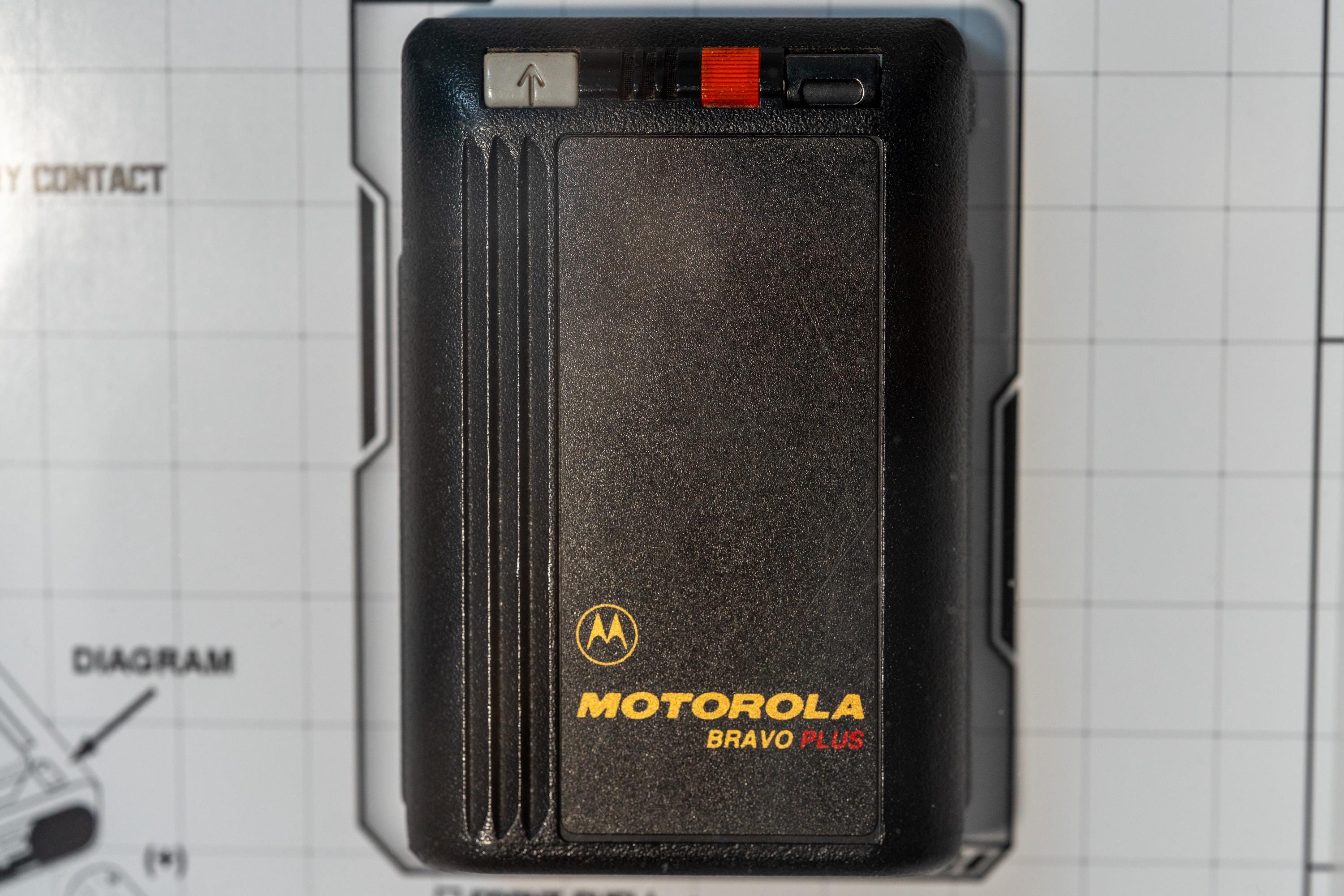 Vintage Motorola BRAVO FLX Pager Beeper TEL QUEL