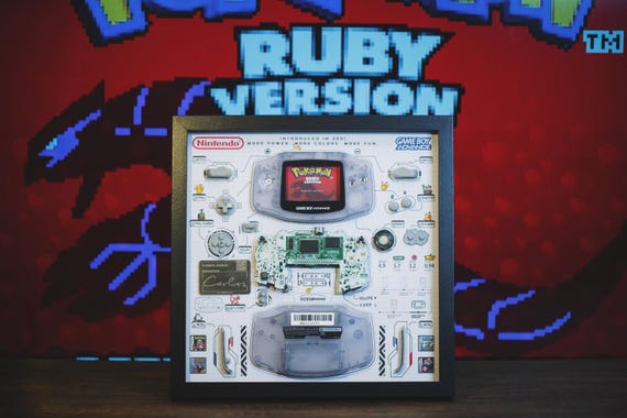 分解されたゲームボーイアドバンスフレーム、分解アート、GBA 分解されたゲームボーイアドバンスフレーム、分解アート、GBA