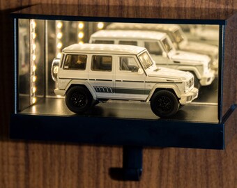 Infinity Mirror Car Key Holder With LED Light, Automotive Wall Art