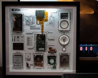 COLLECTOR SERIES Disassembled Ipod 1st Generation Art With
