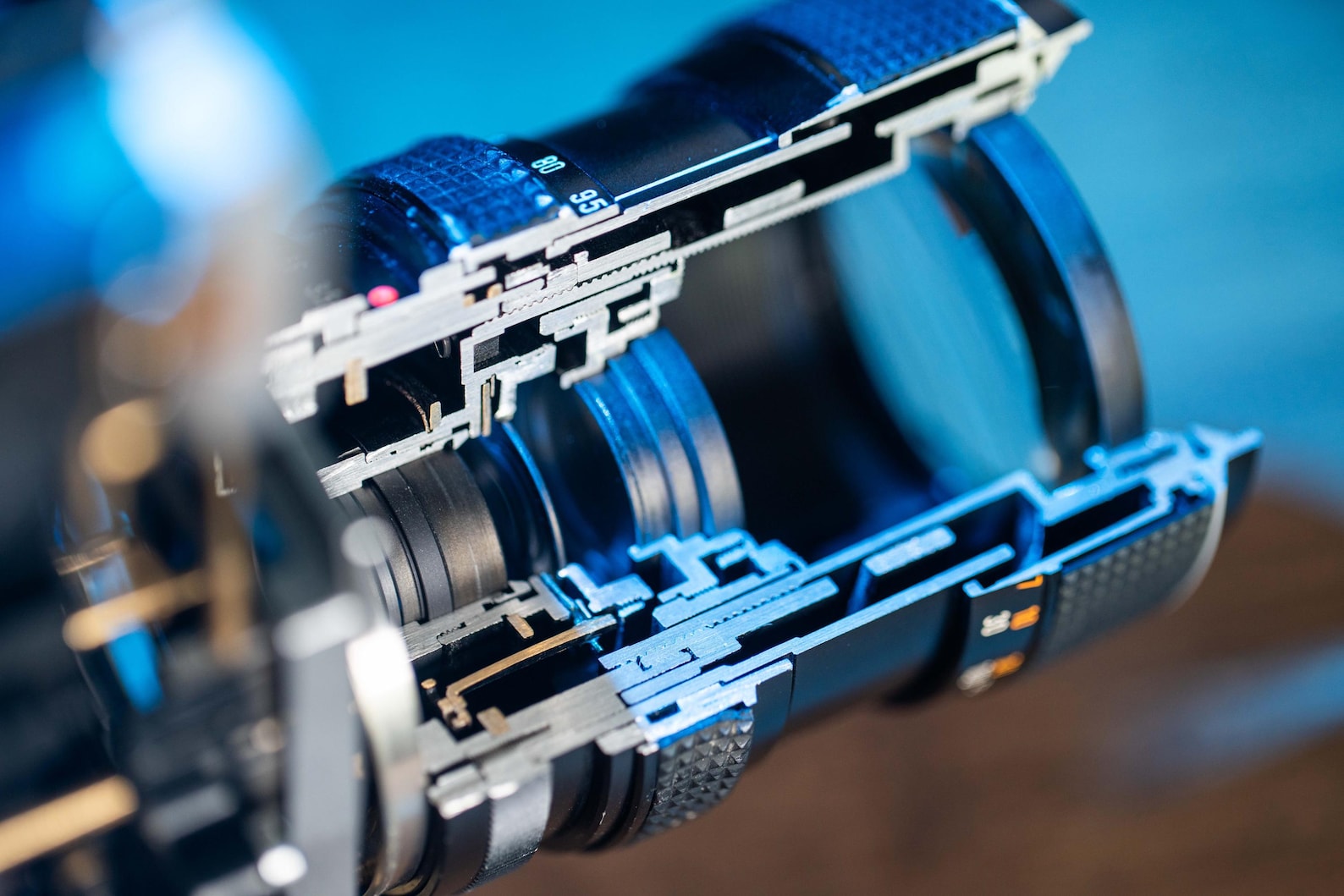 Disassembled Mechanical Film Camera, Deconstructed Nikon EM, Nikon FG ...