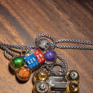 Cyberpunk Necklace with Bone Pendant, Unique Circuit Necklace, IT Tech Necklace, Chic Gift for Techie, Cool Accessories for Tech Lover