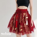 Hanbok Mini Wrap Skirt with Hangeul Lettering – Kids & Adults Concert Outfit, Halloween Costume product logo