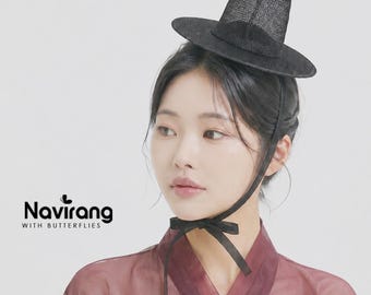 Mini Korean Traditional Hat Gat, Hanbok Photo Prop for Baby and Pet, K-pop Costume Accessory